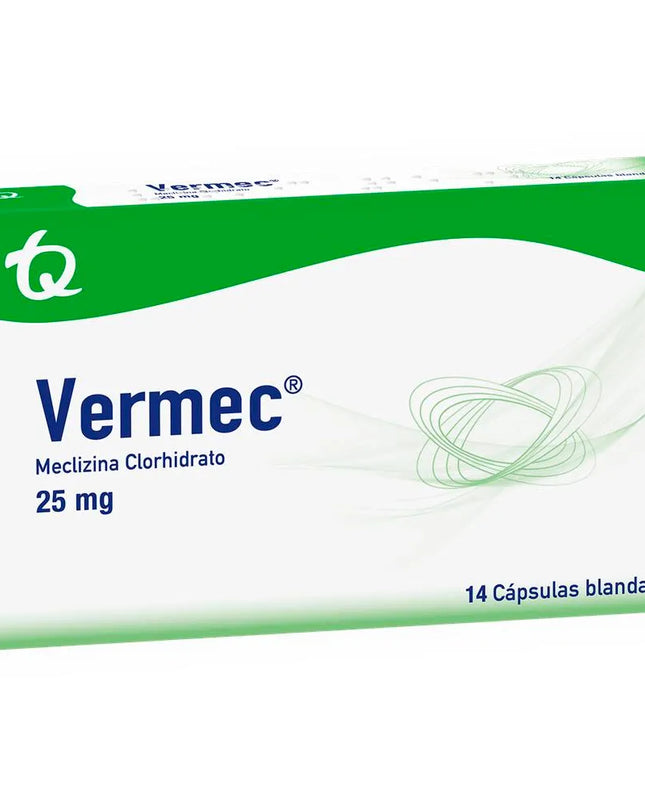 VERMEC 25 MG 14 CAPS MK