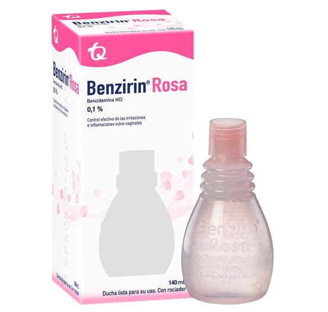 Benzirin Rosa Ducha Vagi Rociador 140 Ml
