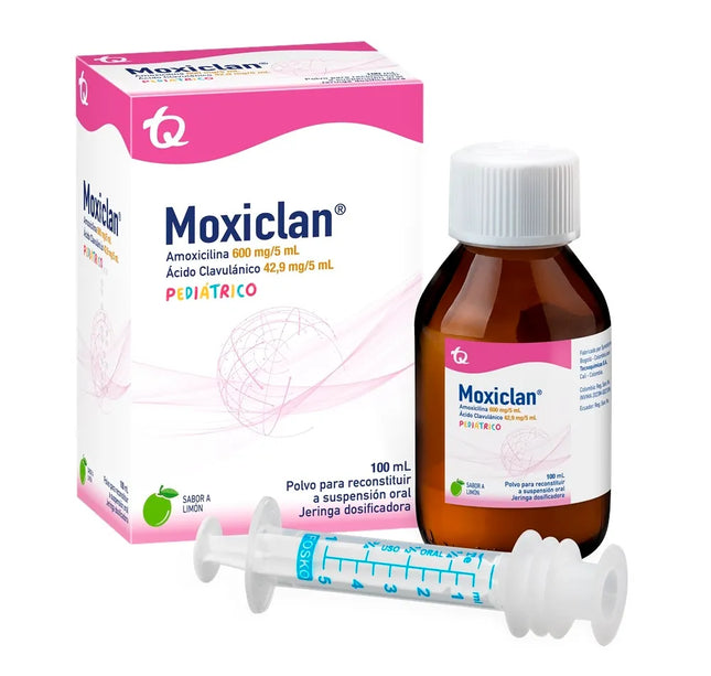 Moxiclan Pediat 600 Mg 5Ml Fco 100Ml Mk