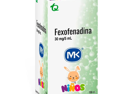 Fexofenadina 30Mg 5Ml Jarabe 150 Ml Mk