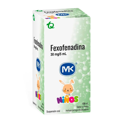 Fexofenadina 30Mg 5Ml Jarabe 150 Ml Mk