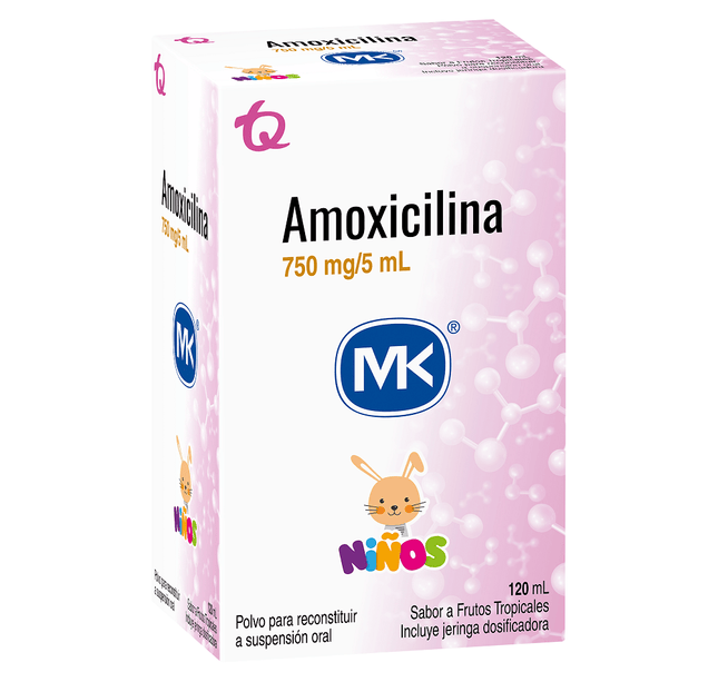 Amoxicilina 750 Mg 5Ml Suspension 120 Ml