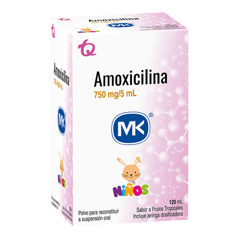 Amoxicilina 750 Mg 5Ml Suspension 120 Ml