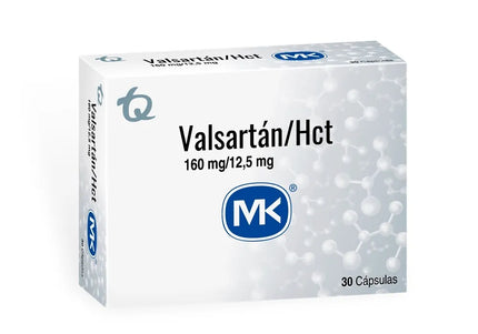 Valsartan 160Mg Hidrocl 12.5Mg 30 Cap Mk