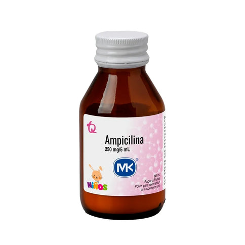 Ampicilina 250 Mg Suspension 60 Ml Mk
