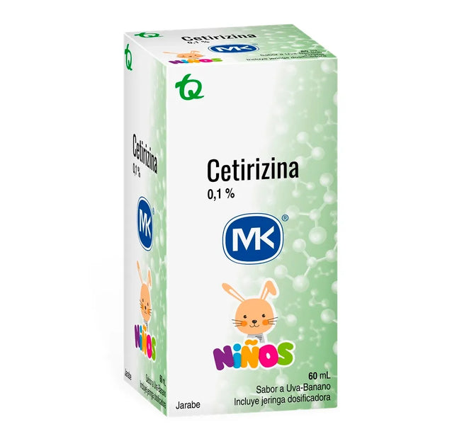 Cetirizina 0 1 Jarabe Dos 60 Ml Mk