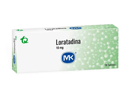 Loratadina 10 Mg 10 Tabletas Mk