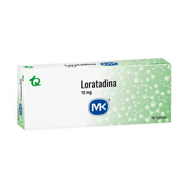 Loratadina 10 Mg 10 Tabletas Mk