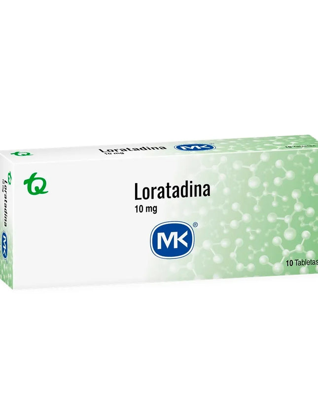 LORATADINA 10 MG 10 TABLETAS MK
