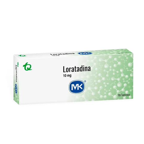 Loratadina 10 Mg 10 Tabletas Mk