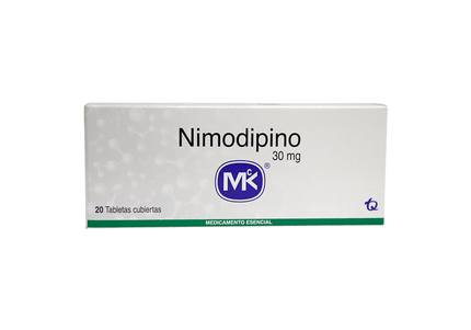 Nimodipino 30 Mg 20 Tabletas Mk