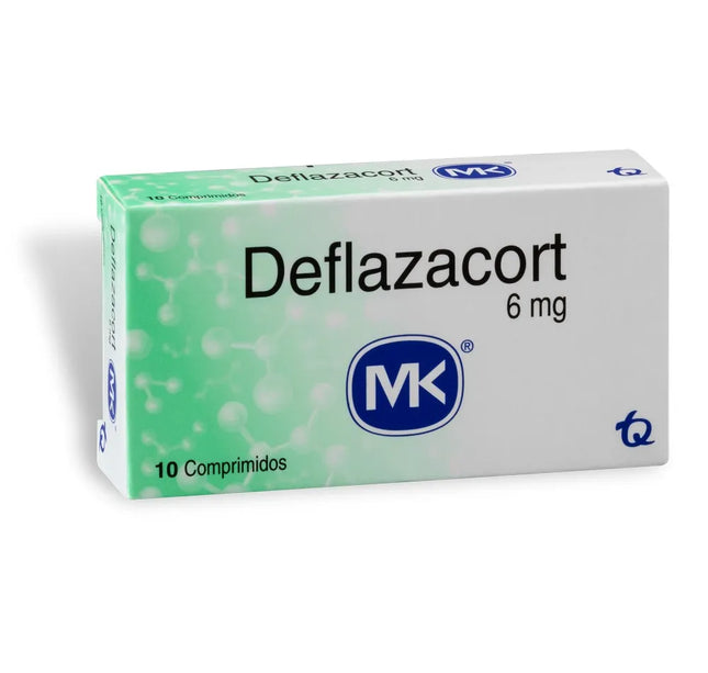 Deflazacort 6 Mg 10 Tabletas Mk