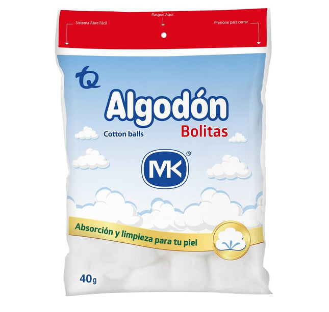 Algodon Pomos 40 Gr Mk