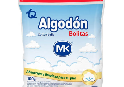 Algodon Pomos 100 Gr Mk