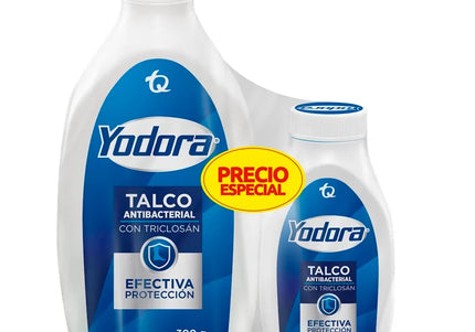 Talco Yodora 300 Gr + 90 Gr