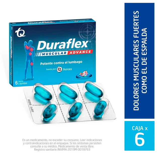 Duraflex Advance 6 Capsulas Mk