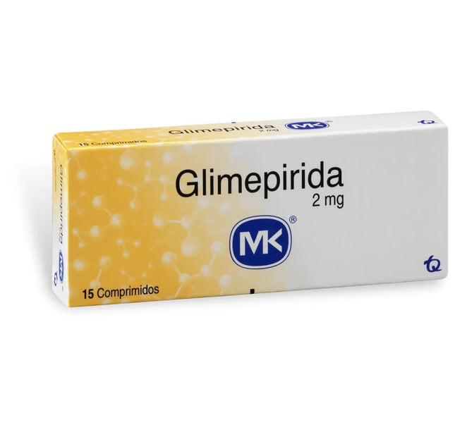 Glimepirida 2 Mg 15 Tabletas Mk