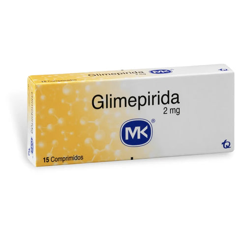 Glimepirida 2 Mg 15 Tabletas Mk