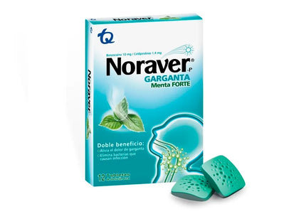Noraver Pastillas Menta Forte 12 Tbs