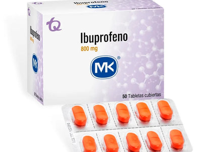 Ibuprofeno 800 Mg 50 Tabletas Mk