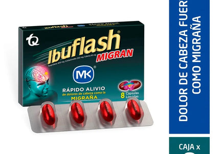 Ibuflash Migran 8 Capsulas