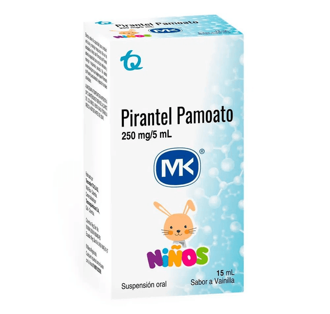 Pamoato Pirantel Suspension 15 Ml Mk