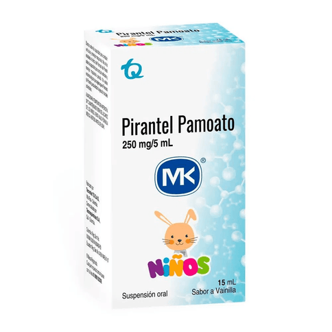 Pamoato Pirantel Suspension 15 Ml Mk