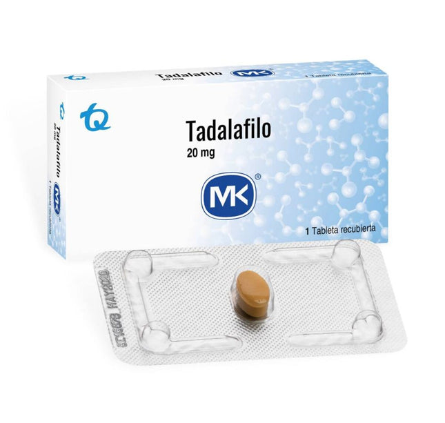 Tadalafilo 20 Mg 1 Tableta Mk