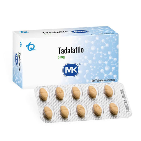 Tadalafilo 5 Mg 30 Tabletas Mk3 Pae