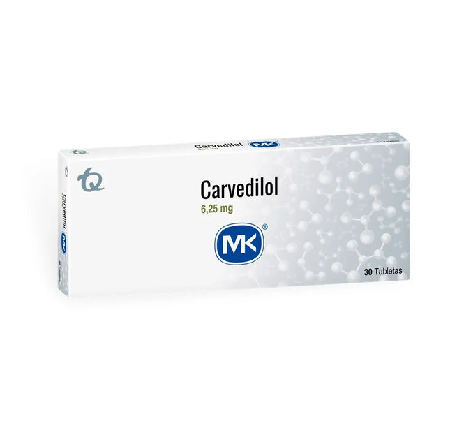 Carvedilol 6 25 Mg 30 Tbs Mk