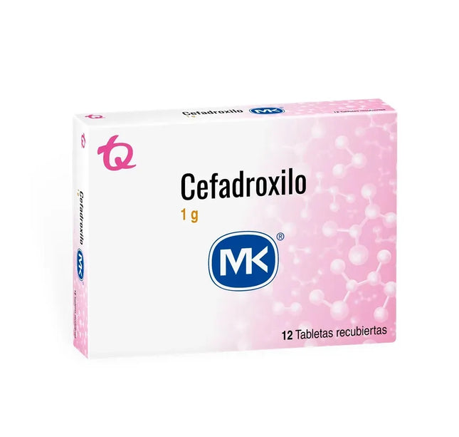 Cefadroxilo 1000 Mg 12 Tbs Mk