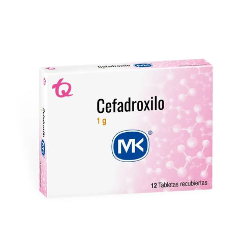 Cefadroxilo 1000 Mg 12 Tbs Mk