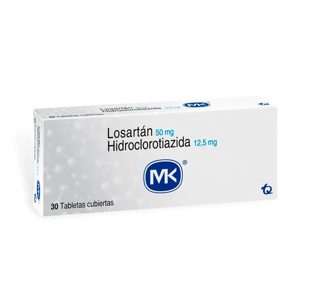 Losartan 50 Mg Hct 12 5 Mg 30 Tbs Mk
