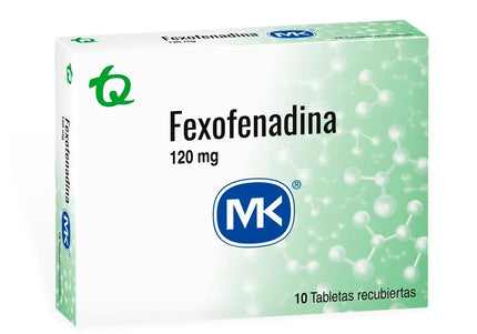 Fexofenadina 120 Mg 10 Tbs Mk