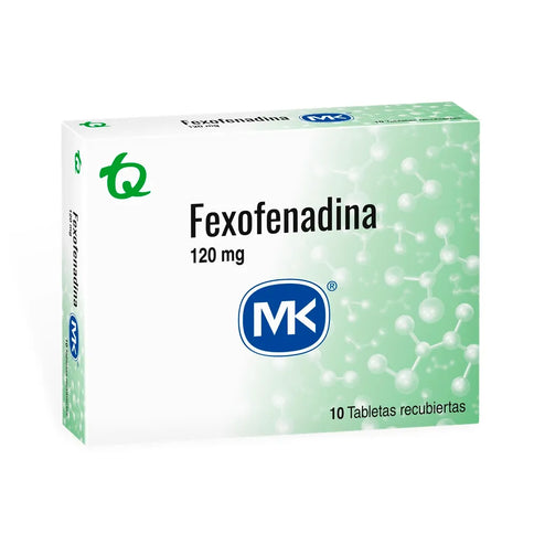 Fexofenadina 120 Mg 10 Tbs Mk