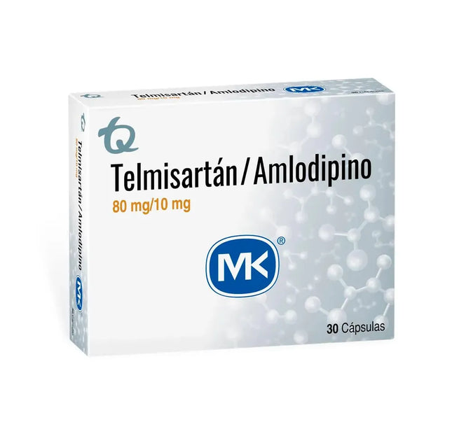 Telmisartán Amlodipino 80 10M 30Tb Mk