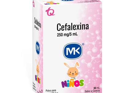 Cefalexina 250Mg 5Ml Fco X 60 Ml Mk