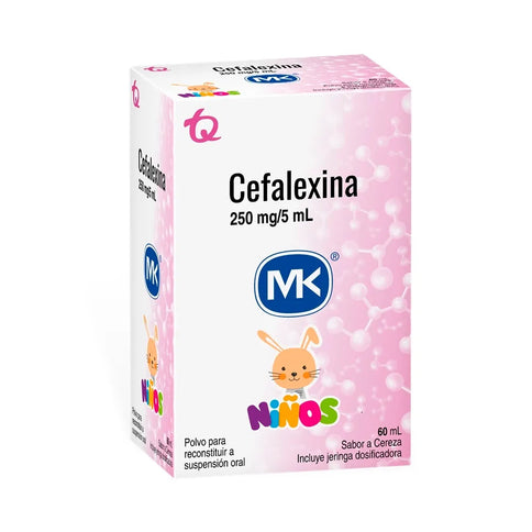 Cefalexina 250Mg 5Ml Fco X 60 Ml Mk