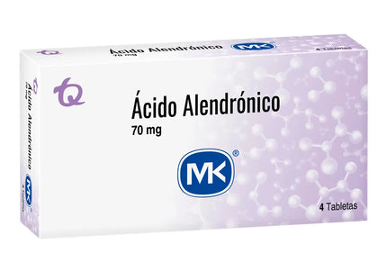 Alendronato 70 Mg 4 Tabletas Mk