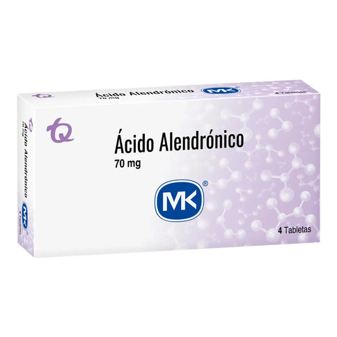 Alendronato 70 Mg 4 Tabletas Mk