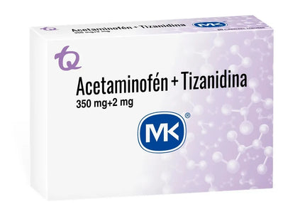 Acetaminofen Tizanidina 350Mg 2Mg 20Caps