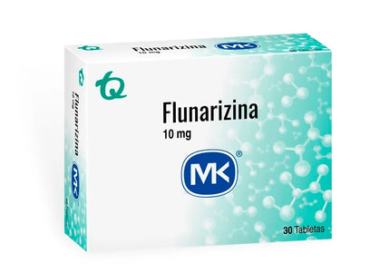 Flunarizina 10 Mg 30 Tabletas Mk
