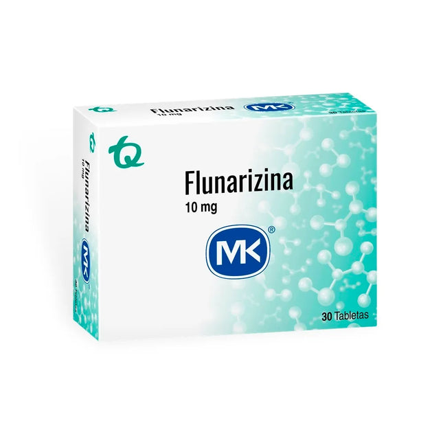 Flunarizina 10 Mg 30 Tabletas Mk
