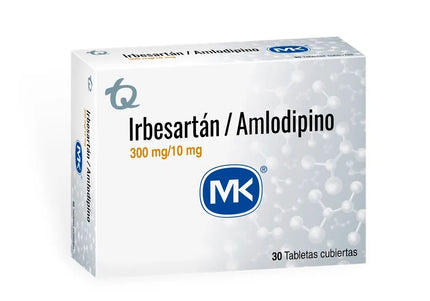 Irbesartan 300Mg Amlodipino 10Mg 30Tbsmk
