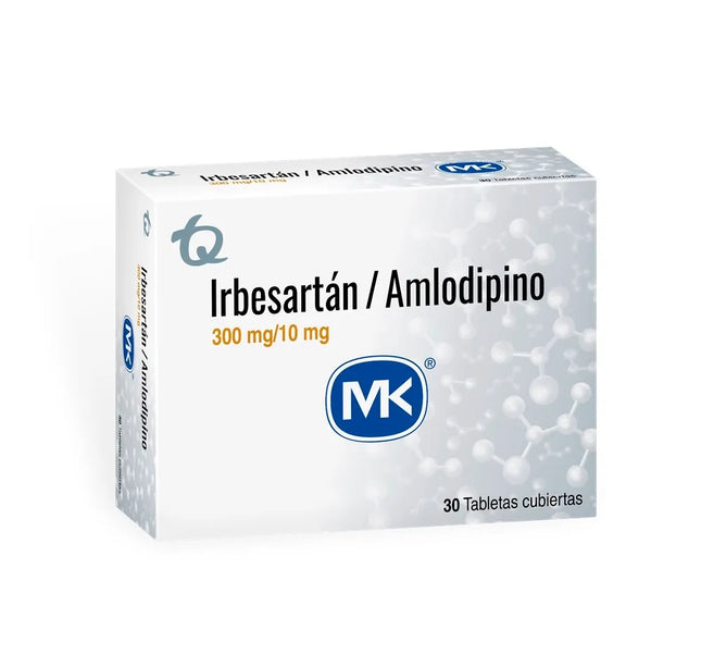 Irbesartan 300Mg Amlodipino 10Mg 30Tbsmk