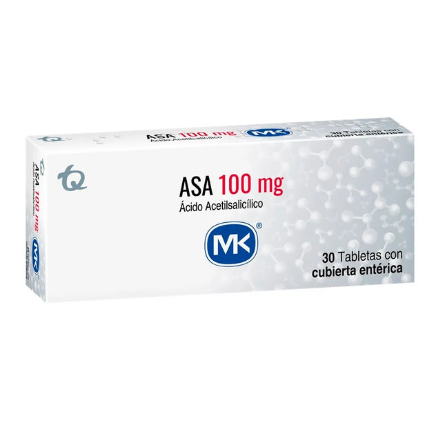 Asa 100 Mg 30 Tbs Mk