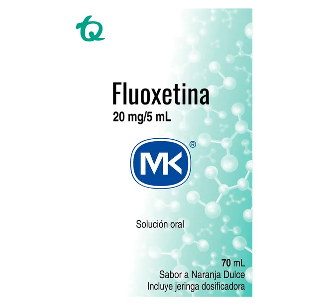Fluoxetina 20 Mg 5Ml 70 Ml Mk