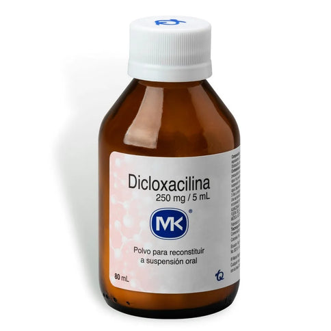 Dicloxacilina 250 Mg Suspension 80 Ml Mk