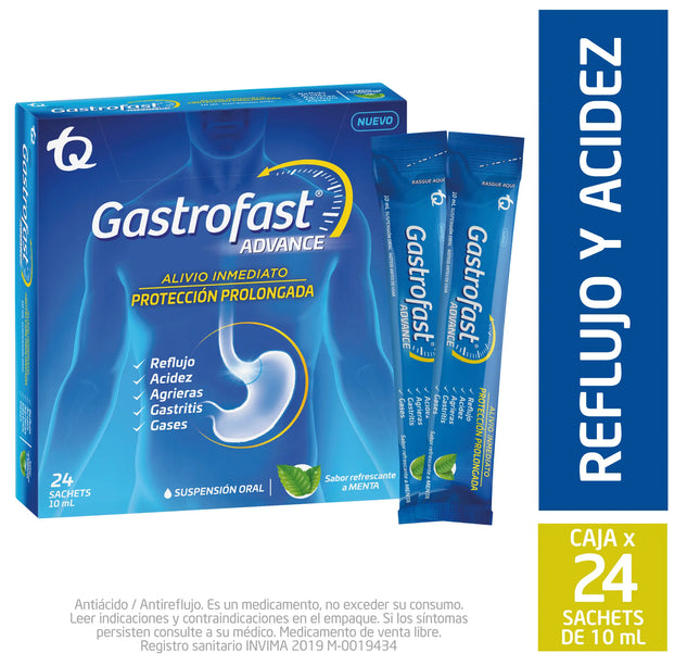 GASTROFAST ADVANCE CJA 24 SACHETS 10 ML