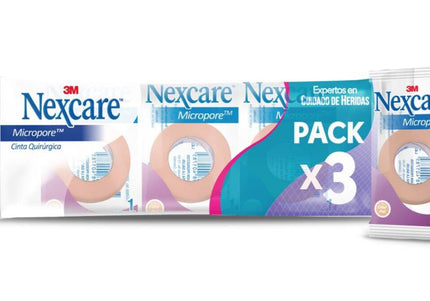 Micropore Piel 3M 24X3 (1 Pul) Pack X 3